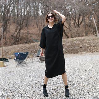 Over-fit Cotton Pullover Dress