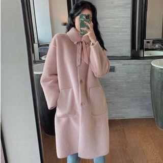 Peter Pan-collar Fleece Jacket