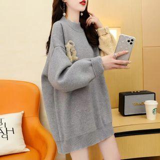 Two-tone Cartoon Sweater