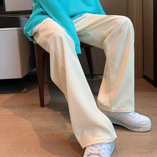 High Waist Corduroy Loose Fit Pants