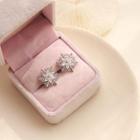 Snowflake Stud Earring / Clip-on Earring