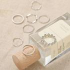 Set Of 8: Alloy Ring (various Designs)