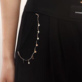 Star Pants Chain Gold - One Size
