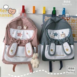 Rabbit Ear Accent Ribbon Backpack