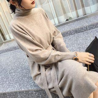 Knit Turtleneck Dress