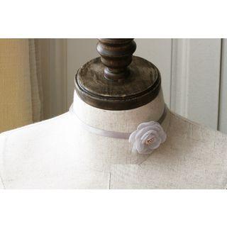 Flower Organza Choker