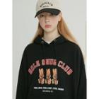 Rola Rabbit Kangaroo-pocket Hoodie Black - One Size