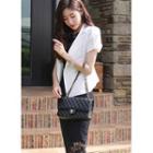Puff-sleeve Faux-pearl Peplum Blazer
