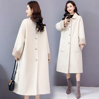 Single-breasted Oversized Coat