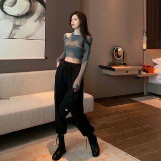 Harem Sweatpants / Long-sleeve T-shirt