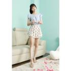 Heart-patterned Culottes