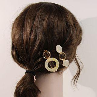 Geometric Alloy Hair Clip (various Designs)