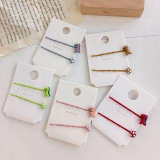 Set: Dinosaur / Egg Hair Pin (assorted Designs)