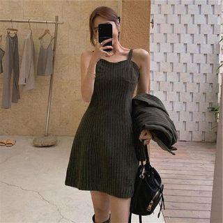 Double Breasted Striped Blazer / High-waist Striped Skirt