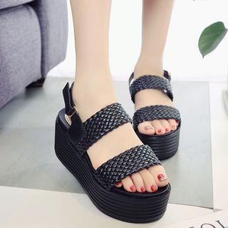 Platform Genuine Leather Sandals