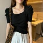Puff-sleeve Top (various Colors)