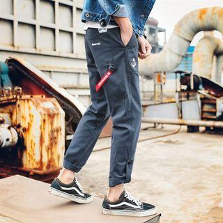 Regular Fit Strap Baggy Pants