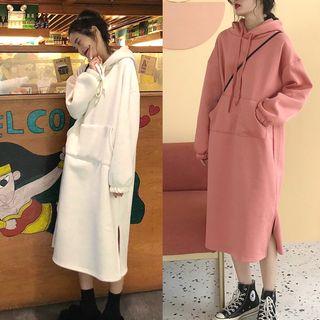 Pocket Front Hooded Dress