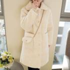 Single-breasted Coat With Chain Bag