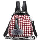 Houndstooth Multi-way Backpack