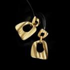 Geometric Drop Earring 1 Pair - Earring - Gold - One Size