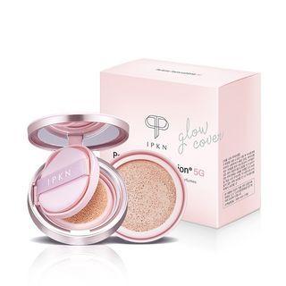 Ipkn - Perfume Founcushion 5g Glow Cover Set #23 Natural Beige