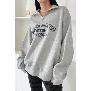 Letter Anorak Sweatshirt