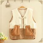 Color-block Vest Jacket