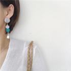 Tasseled Geometric Earring