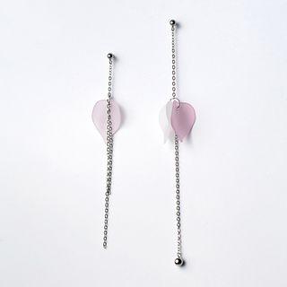925 Sterling Silver Petal Drop Earring
