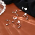 Swirl Sterling Silver Cuff Earring (various Designs)