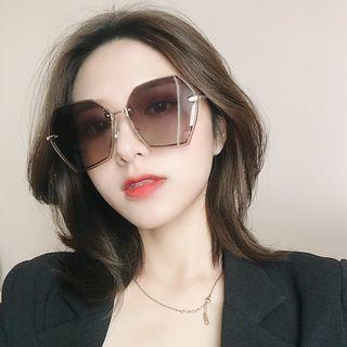 Polarized Geometric Sunglasses