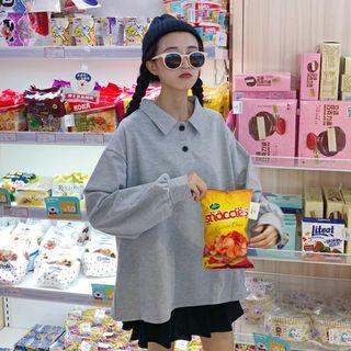 Boxy Collared Pullover