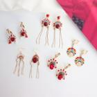 Faux Crystal Chinese Opera Drop Earring (various Designs)