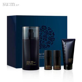 Su:m37 - Dear Homme All-in-one Set: Serum 110ml + Skin 25ml + Lotion 25ml + Cleansing Foam 40m 4pcs