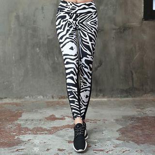 Zebra Print Sport Pants
