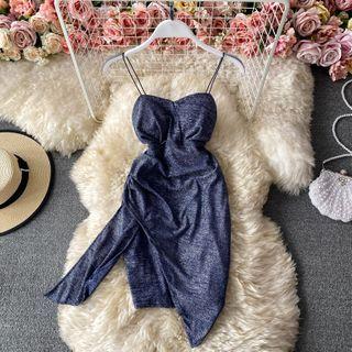 Bandeau Asymmetric Dress