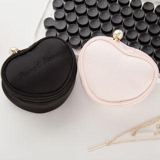 Heart Shaped Zip Pouch