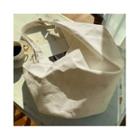 Canvas Hobo Bag & Pouch Ivory - One Size