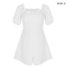 Puff-sleeve Playsuit