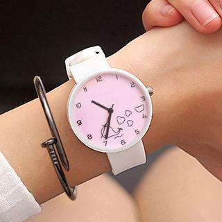Whale Print Strap Watch