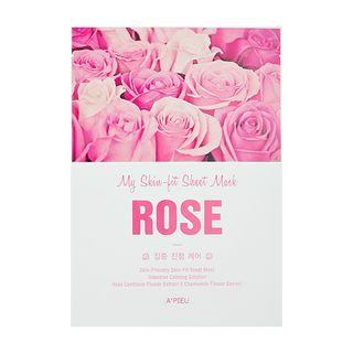 Apieu - My Skin-fit Sheet Mask (rose) 1pc