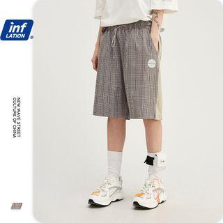 Unisex Patchwork Loose Shorts