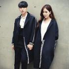 Couple Matching Lettering Long Coat