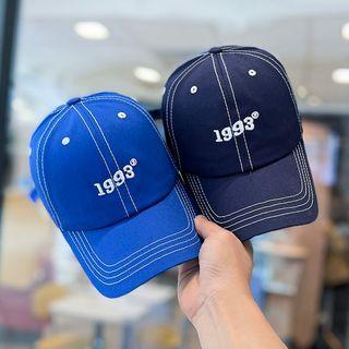 Numerical Denim Baseball Cap