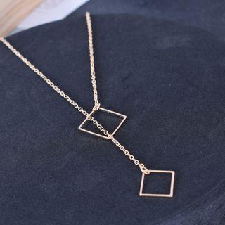 Geometric Necklace Gold - One Size