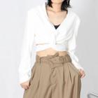 Knotted Crop Blazer
