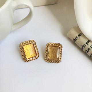 Rectangle Glaze Earring