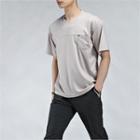 Short Sleeve Studded Pocket T-shirt