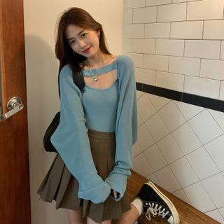 Sweater Shrug / Camisole Top